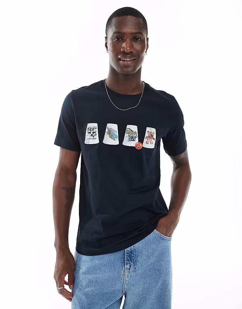 Футболка с логотипом PS Paul Smith, классическая посадка, чашка, черный цвет
Футболка с логотипом PS Paul Smith, классическая посадка, чашка, черный цвет