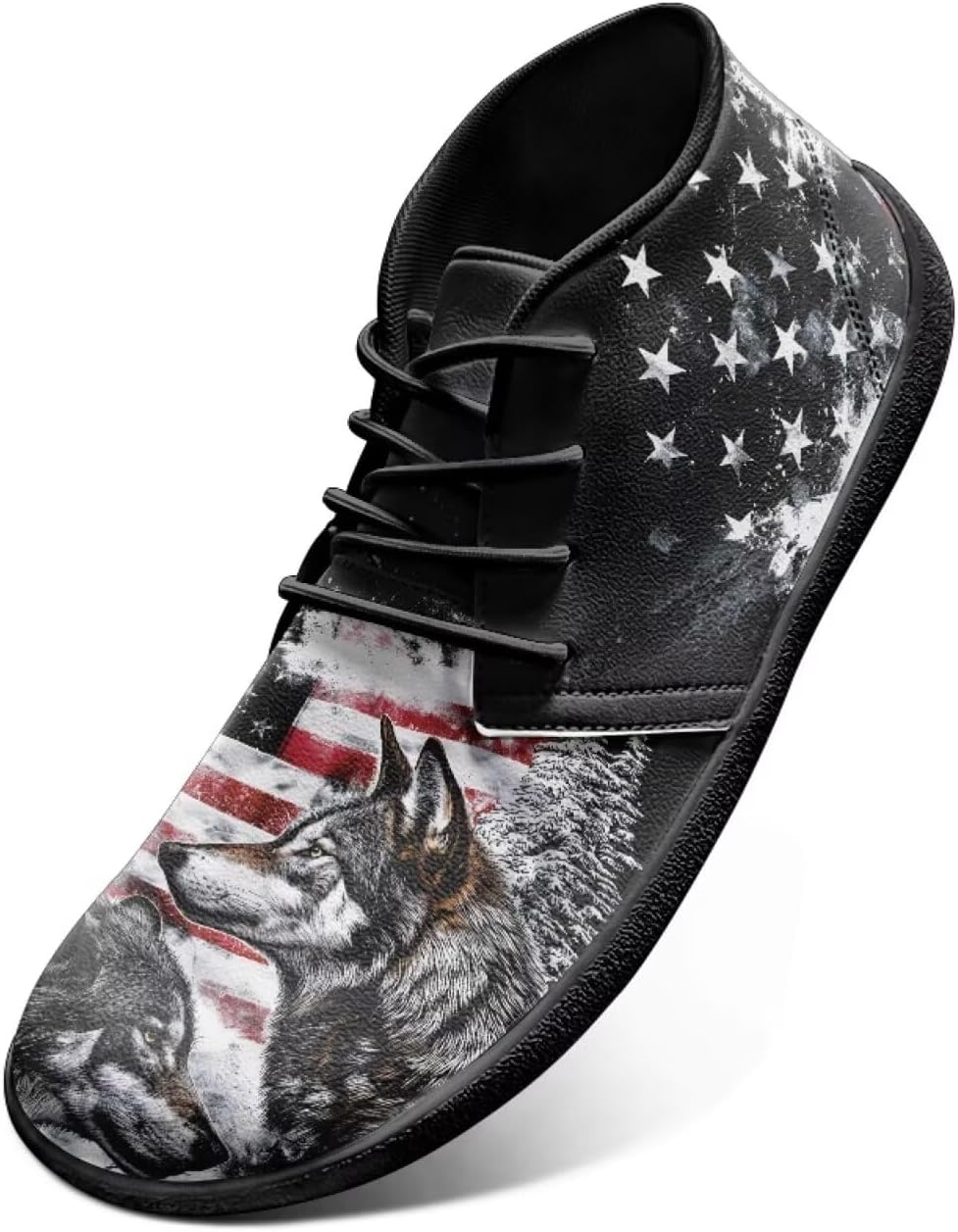 Мужские минималистичные кроссовки Jeiento Wolves с нулевым перепадом и широкой носочной частью, Wolf Usa Flag
Мужские минималистичные кроссовки Jeiento Wolves с нулевым перепадом и широкой носочной частью, Wolf Usa Flag