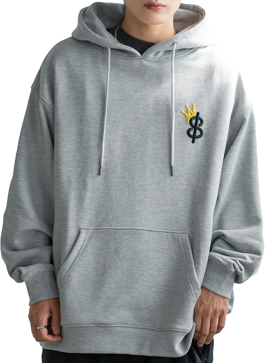 Толстовка с капюшоном Improbes SIDEWAYSTANCE, с толстой вышитой эмблемой в виде короны и буквы S, на флисовой подкладке, мужская Improves, светло-серый
Толстовка с капюшоном Improbes SIDEWAYSTANCE, с толстой вышитой эмблемой в виде короны и буквы S, на флисовой подкладке, мужская Improves, светло-серый