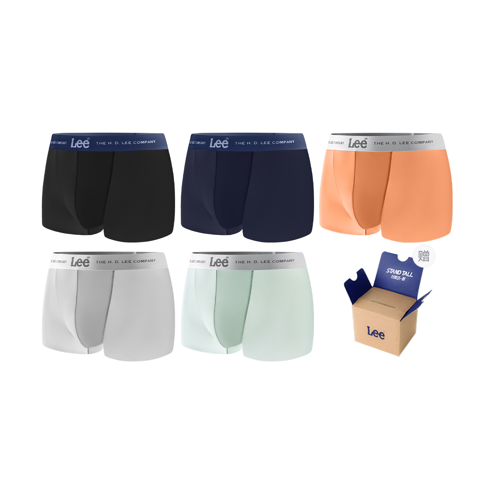 Lee SS25 INDIGO подарочный набор нижнего белья для мужчин 5 штук
Lee SS25 INDIGO подарочный набор нижнего белья для мужчин 5 штук