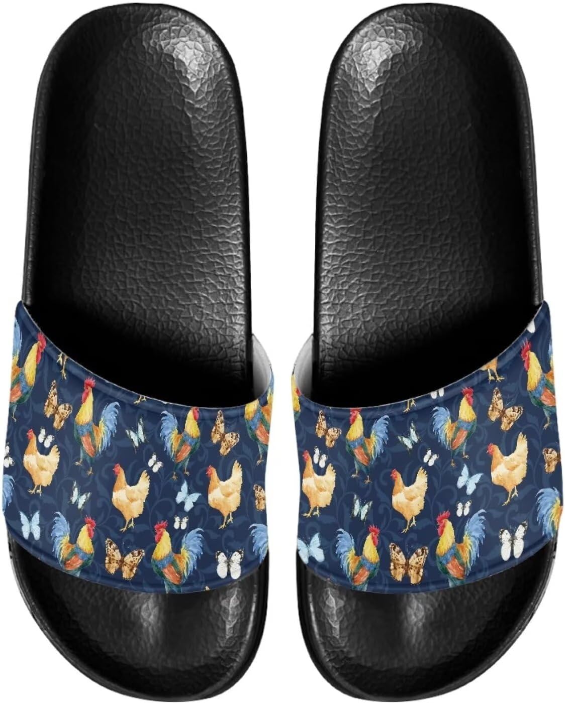 Противоскользящие сланцы для женщин и мужчин, открытые босоножки для дома, удобные плоские шлепанцы для ванной и пляжа Annejudy, Chicken Butterfly
Противоскользящие сланцы для женщин и мужчин, открытые босоножки для дома, удобные плоские шлепанцы для ванной и пляжа Annejudy, Chicken Butterfly