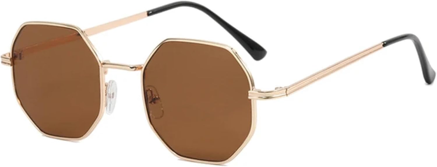 Солнцезащитные очки с защитой от УФ-излучения UV400 | Металлическая маленькая оправа, цветные линзы | Для женщин и мужчин, для занятий спортом на открытом воздухе и вождения DSVIGF, Gold Tea
Солнцезащитные очки с защитой от УФ-излучения UV400 | Металлическая маленькая оправа, цветные линзы | Для женщин и мужчин, для занятий спортом на открытом воздухе и вождения DSVIGF, Gold Tea