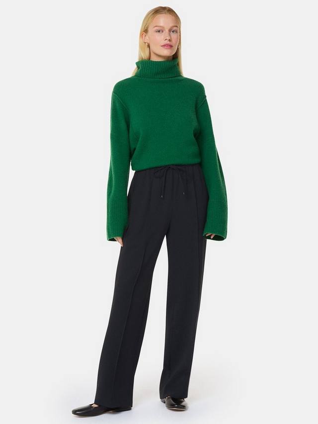 Брюки из текучего крепа maria Whistles, черный
Брюки из текучего крепа maria Whistles, черный