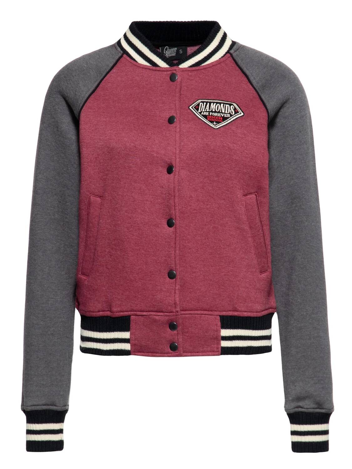 Queen Kerosin Куртка межсезонная 'Diamonds' в цвете бордо
Queen Kerosin Куртка межсезонная 'Diamonds' в цвете бордо