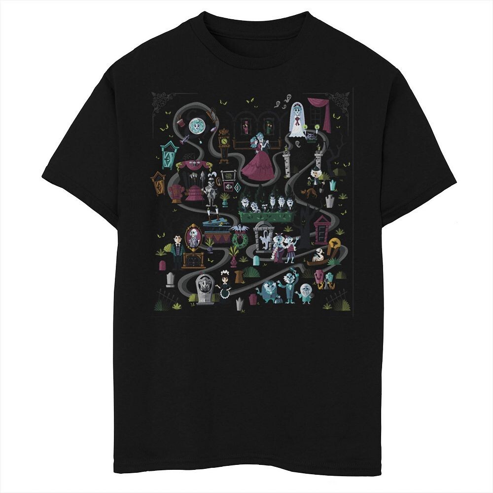 Футболка с изображением персонажей мультфильма Disney's The Haunted Mansion для мальчиков 8–20 лет, черный
Футболка с изображением персонажей мультфильма Disney's The Haunted Mansion для мальчиков 8–20 лет, черный
