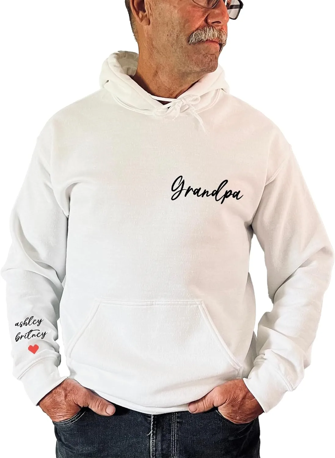 Кастомизированный худи для дедушки с именами внуков на рукаве My Hand Craft
Кастомизированный худи для дедушки с именами внуков на рукаве My Hand Craft