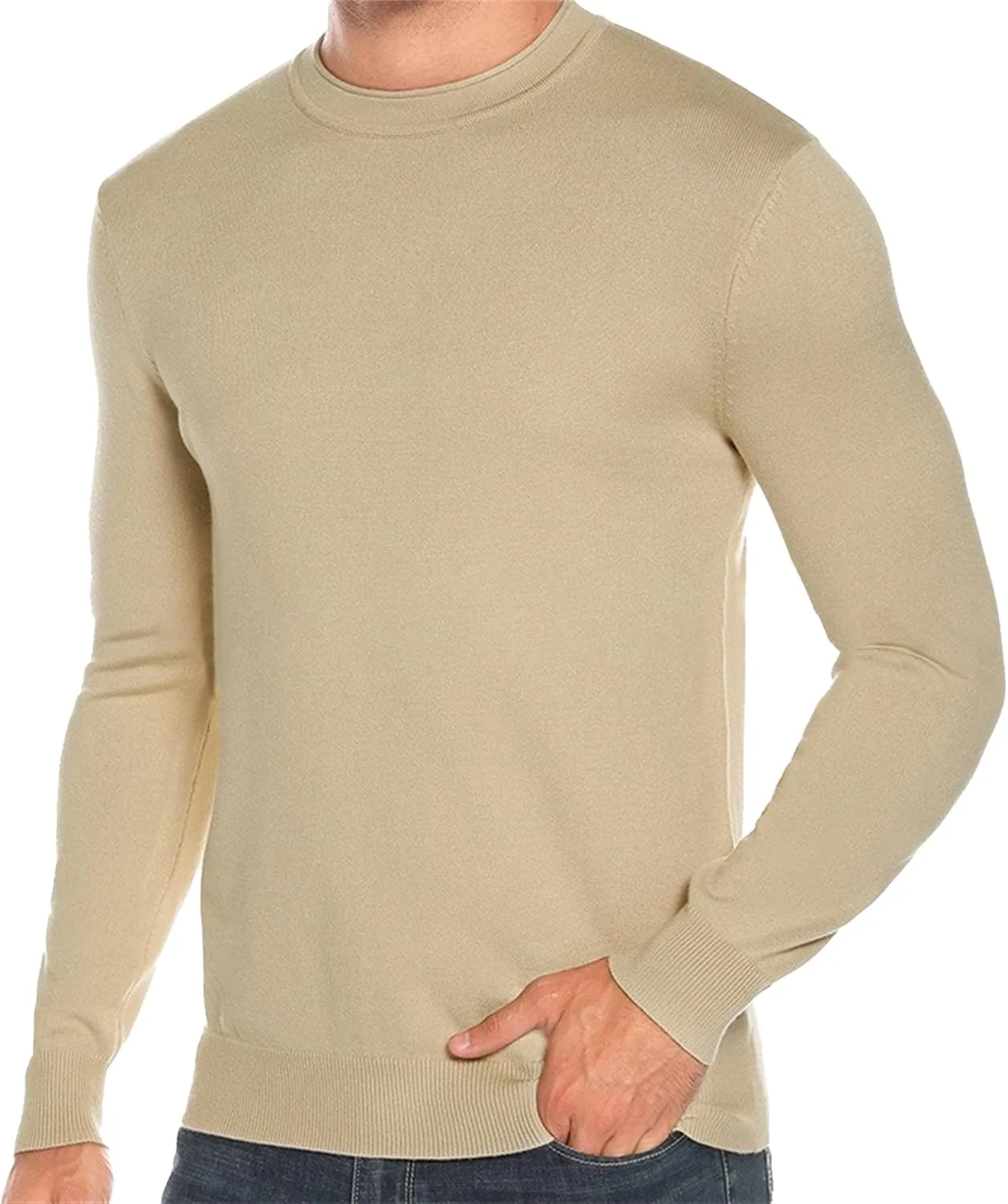 Мужской зимний шерстяной свитер с длинными рукавами
Мужской зимний шерстяной свитер с длинными рукавами