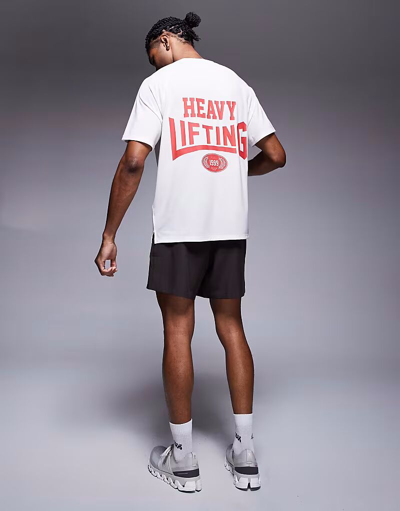 Футболка с принтом на спине Heavy Lifting быстросохнущая 4505, винтажного белого цвета
Футболка с принтом на спине Heavy Lifting быстросохнущая 4505, винтажного белого цвета