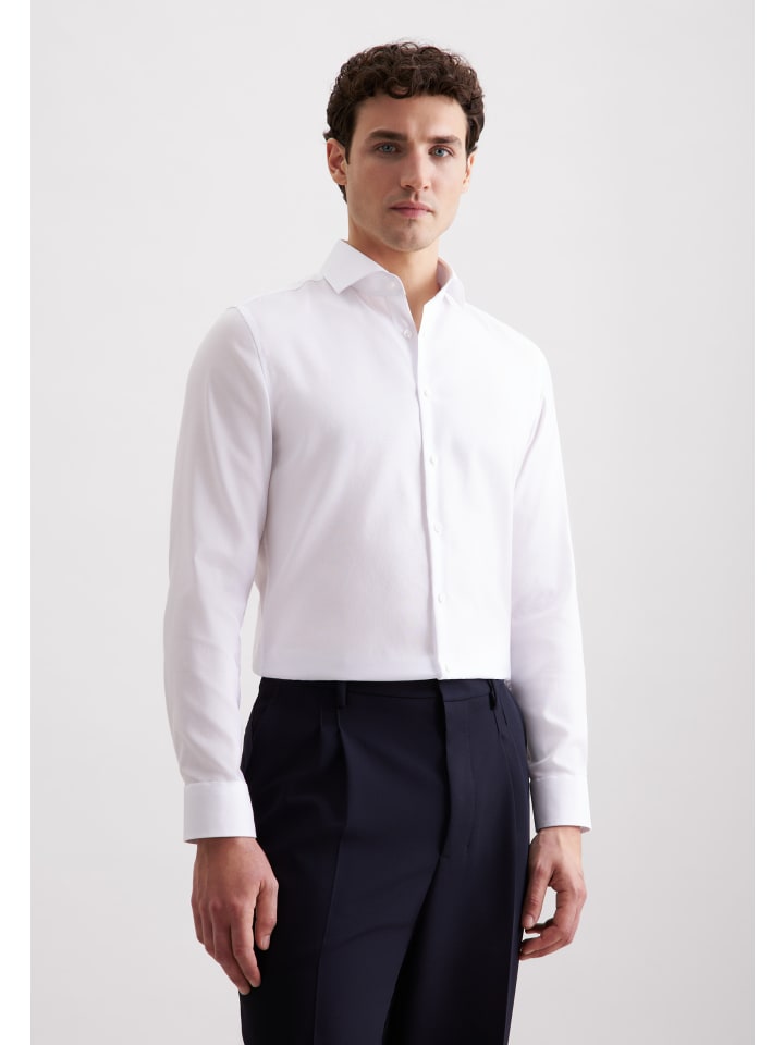 Деловая рубашка X-Slim белого цвета Seidensticker
Деловая рубашка X-Slim белого цвета Seidensticker