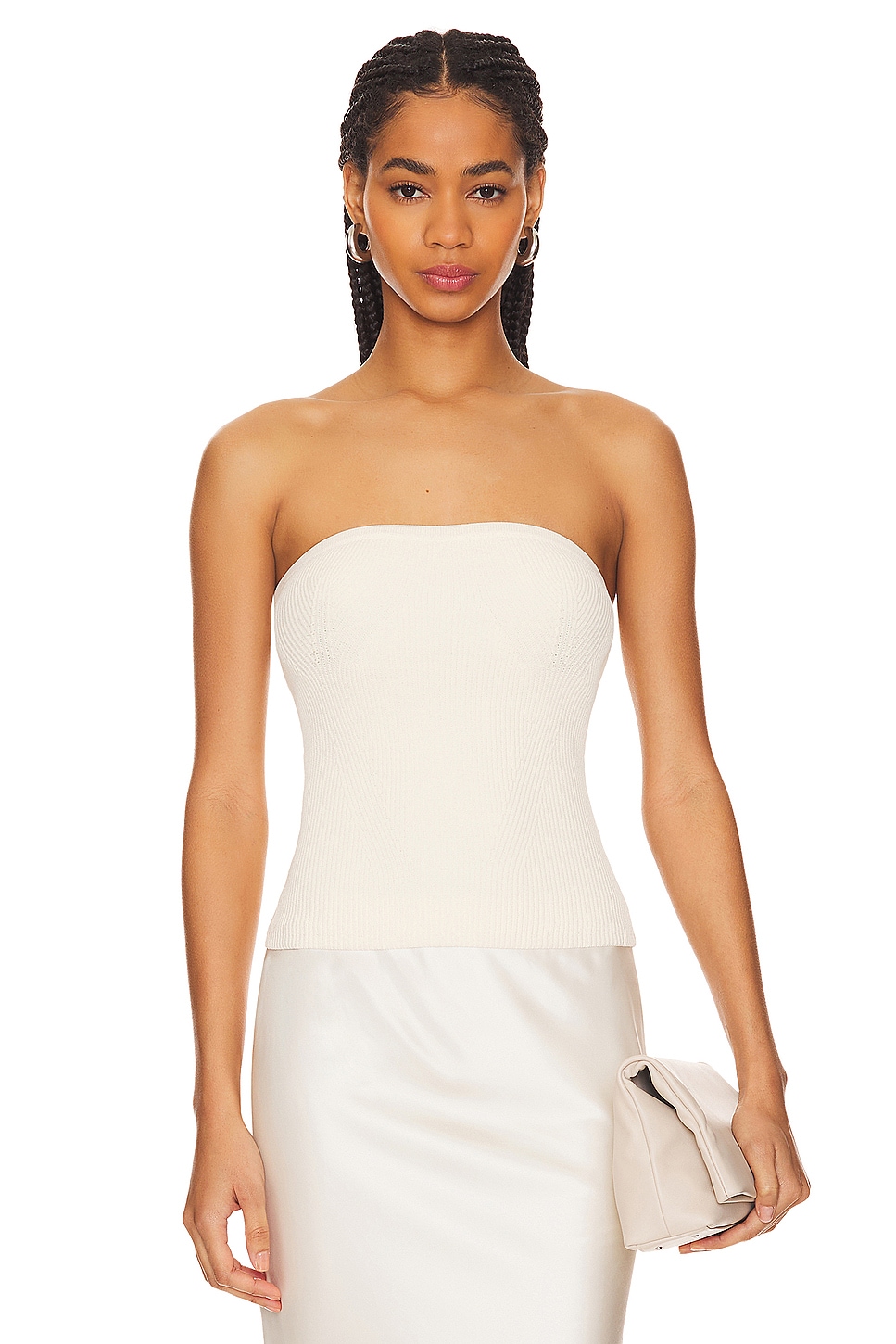 Топ-Труба из трикотажного материала melora Lpa, белый
Топ-Труба из трикотажного материала melora Lpa, белый