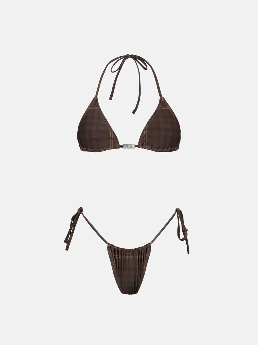 Треугольный купальник ENRAGE TARTAN, коричневый
Треугольный купальник ENRAGE TARTAN, коричневый