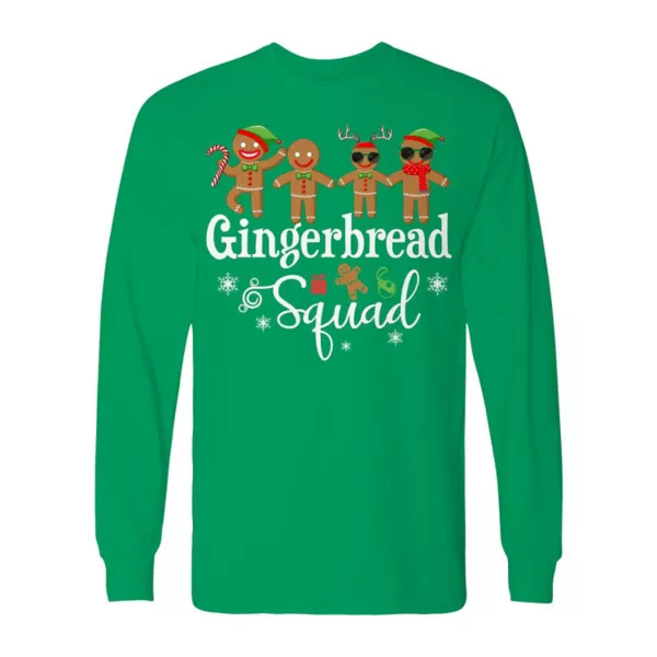 Мужская рождественская футболка с длинным рукавом и принтом пряничного отряда Licensed Character, цвет irish green
Мужская рождественская футболка с длинным рукавом и принтом пряничного отряда Licensed Character, цвет irish green