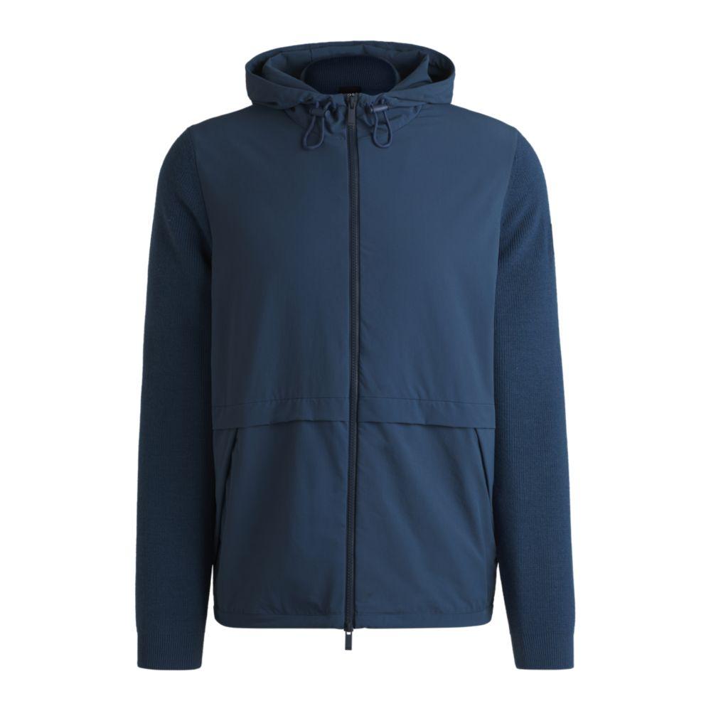 Куртка Softshell с вязаными деталями BOSS, синий
Куртка Softshell с вязаными деталями BOSS, синий