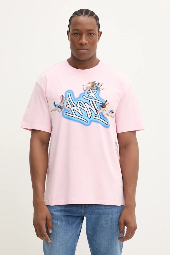 Хлопковая футболка Karl Kani, розовый
Хлопковая футболка Karl Kani, розовый