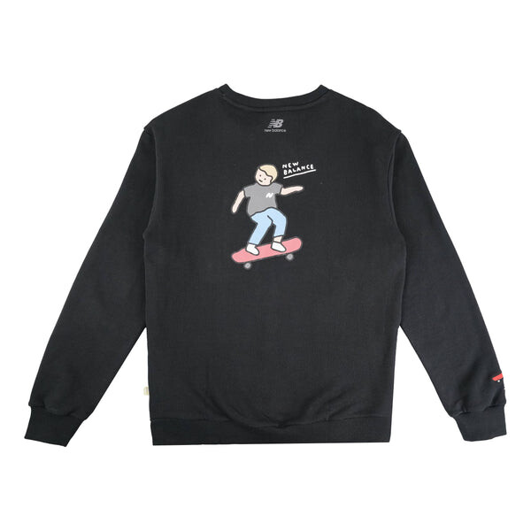 Свитер x принтованный графический пуловер New Balance, черный
Свитер x принтованный графический пуловер New Balance, черный