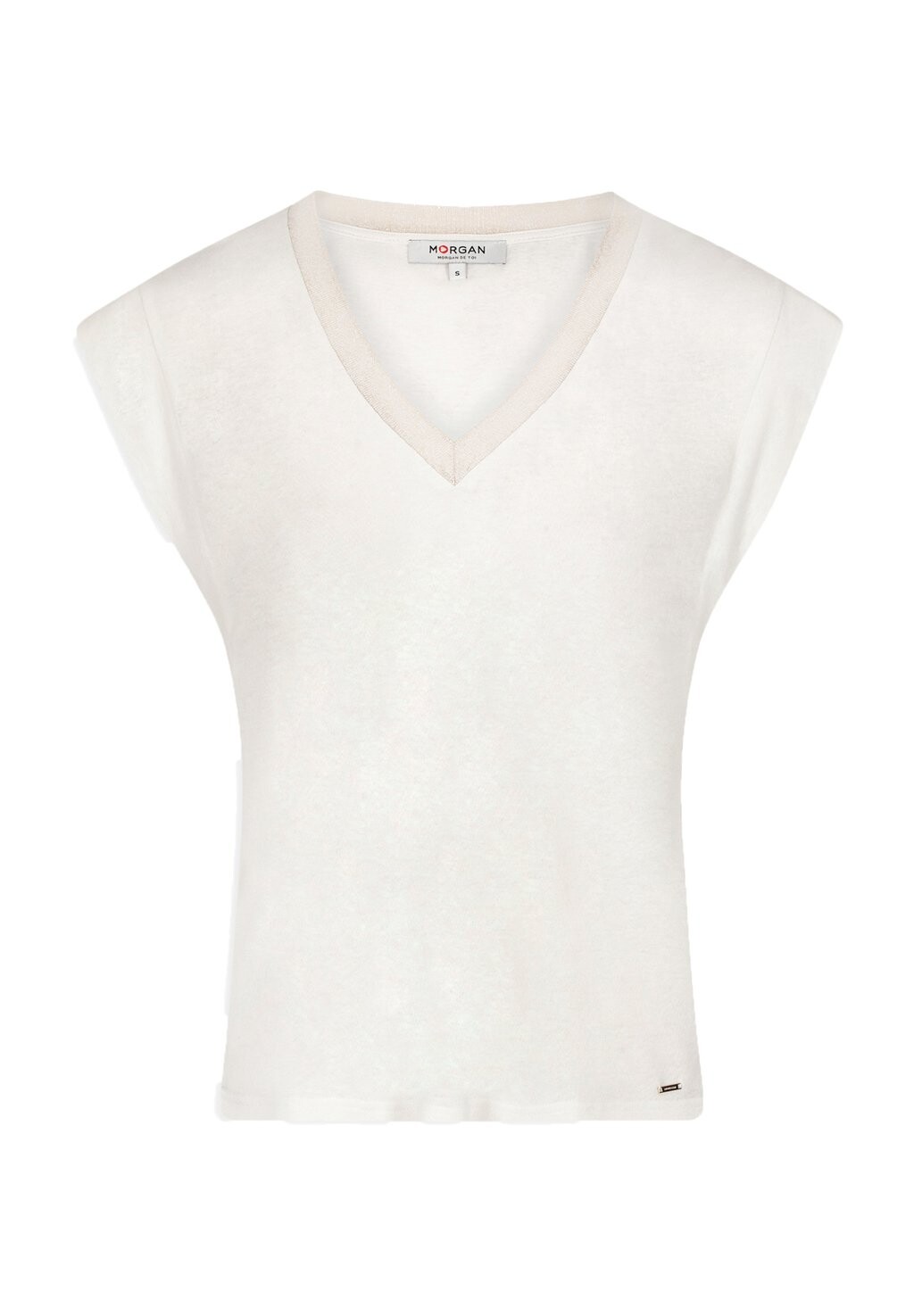 Базовая футболка Morgan, кремовый
Базовая футболка Morgan, кремовый