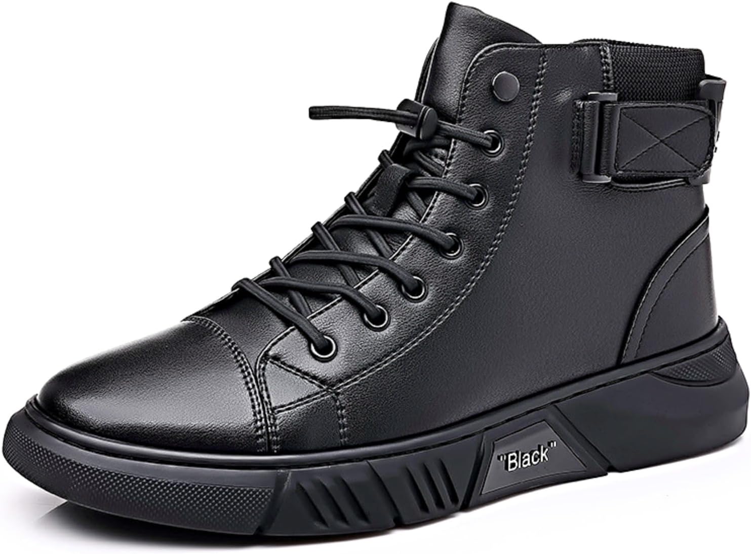 Мужские высокие кеды черного цвета, чукка ботинки из искусственной кожи, повседневные нескользящие челси с боковой молнией, модные деловые ботинки Vannida
Мужские высокие кеды черного цвета, чукка ботинки из искусственной кожи, повседневные нескользящие челси с боковой молнией, модные деловые ботинки Vannida