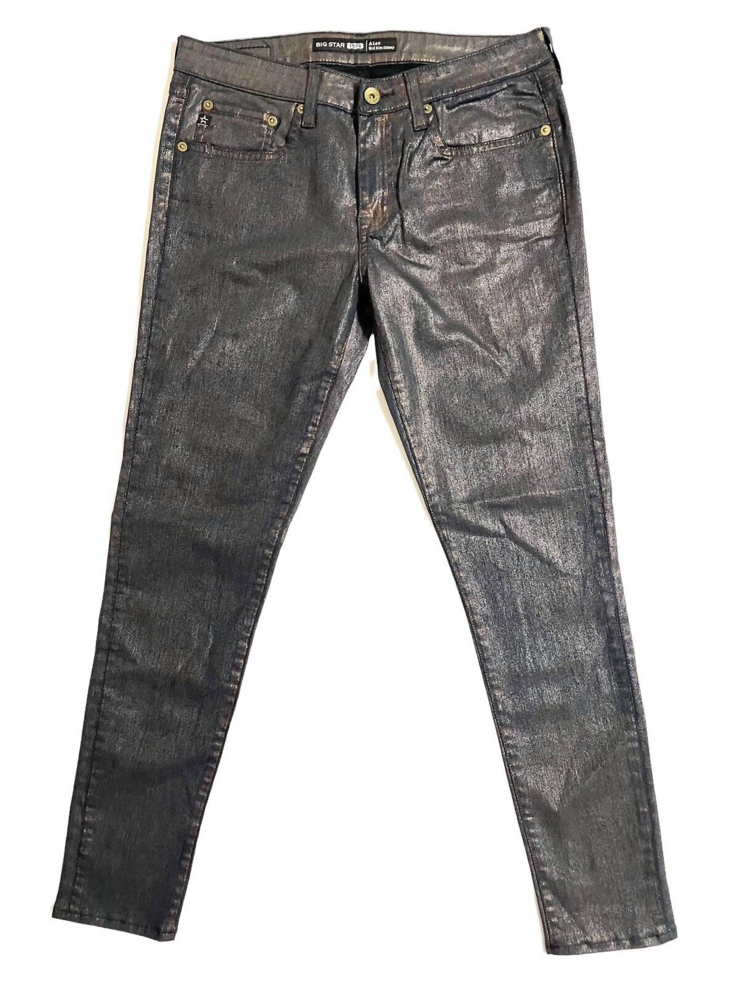 Женские узкие джинсы-сигареты Envy черного и золотого цвета BIG STAR
Женские узкие джинсы-сигареты Envy черного и золотого цвета BIG STAR