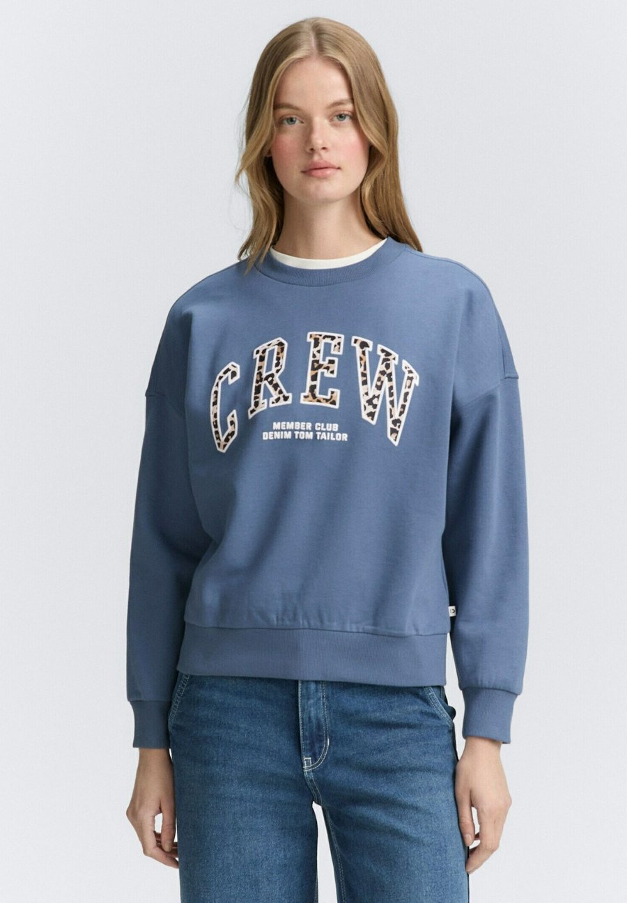 Толстовка TOM TAILOR DENIM CREWNECK SWEATSHIRT, Dusty Denim Blue/Dark Blue
Толстовка TOM TAILOR DENIM CREWNECK SWEATSHIRT, Dusty Denim Blue/Dark Blue