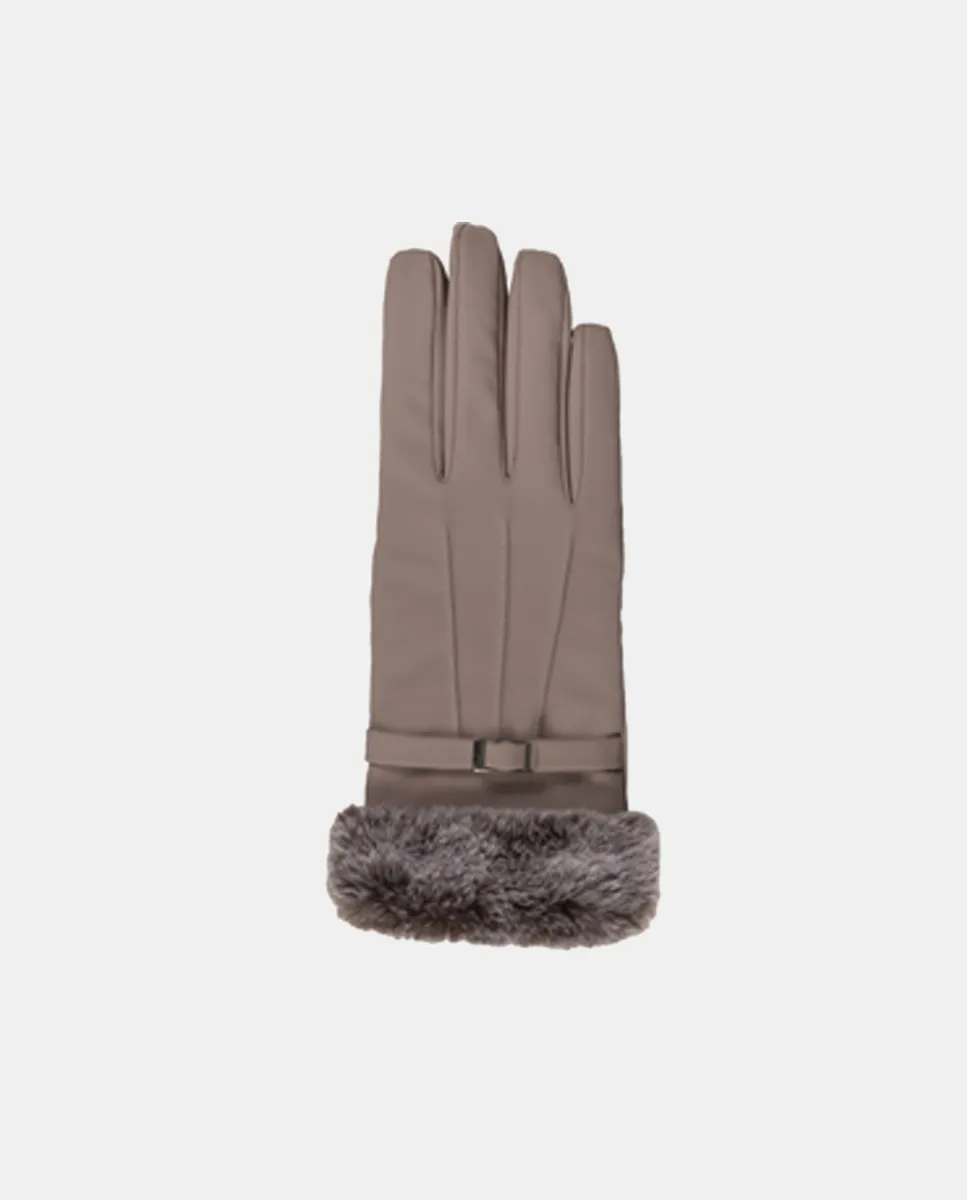 Бежевые перчатки с пряжкой в тон Isotoner, бежевый
Бежевые перчатки с пряжкой в тон Isotoner, бежевый