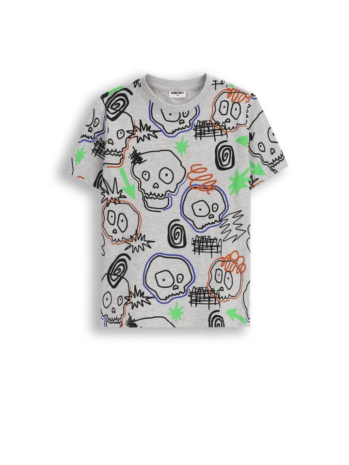 Футболка с короткими рукавами серого цвета MOKIDA, Серый, Футболка с короткими рукавами серого цвета MOKIDA
Футболка с короткими рукавами серого цвета MOKIDA, Серый, Футболка с короткими рукавами серого цвета MOKIDA