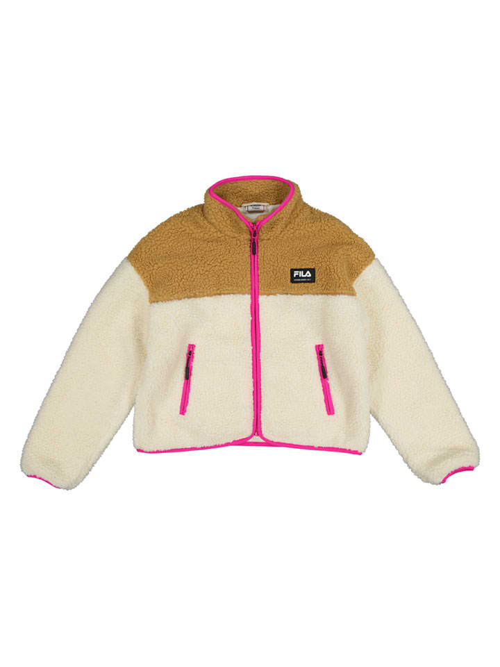 Fila Флисовая куртка бежево-коричневого и розового цвета
Fila Флисовая куртка бежево-коричневого и розового цвета
