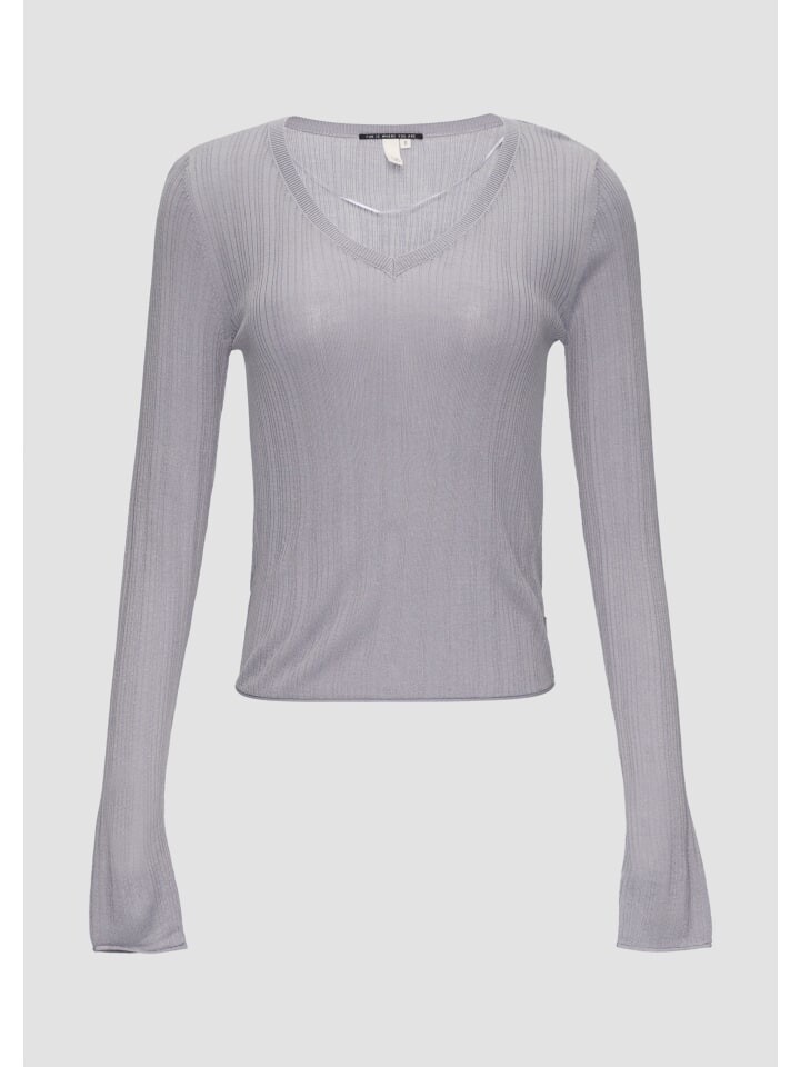 Пуловер QS Strick langarm, серый
Пуловер QS Strick langarm, серый