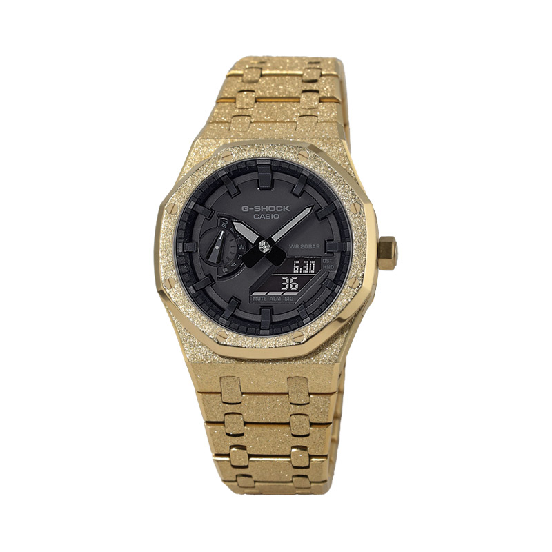 CASIO Retrofit Series GA 2100 Collection Electronic Movement Metal Strap Watch Unisex Black Dial
CASIO Retrofit Series GA 2100 Collection Electronic Movement Metal Strap Watch Unisex Black Dial