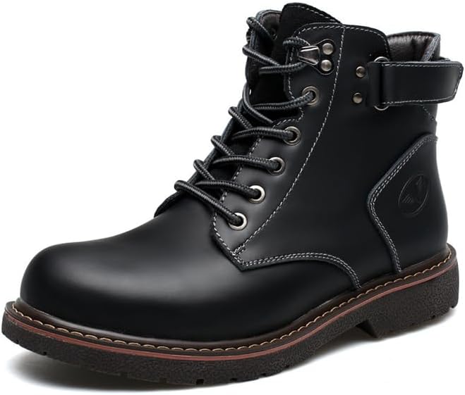 Кожаные мужские ботинки MGGMOKAY, мотоциклетные модные ботинки для мужчин, шнурованные ботинки чукка, повседневные ботинки, черный
Кожаные мужские ботинки MGGMOKAY, мотоциклетные модные ботинки для мужчин, шнурованные ботинки чукка, повседневные ботинки, черный