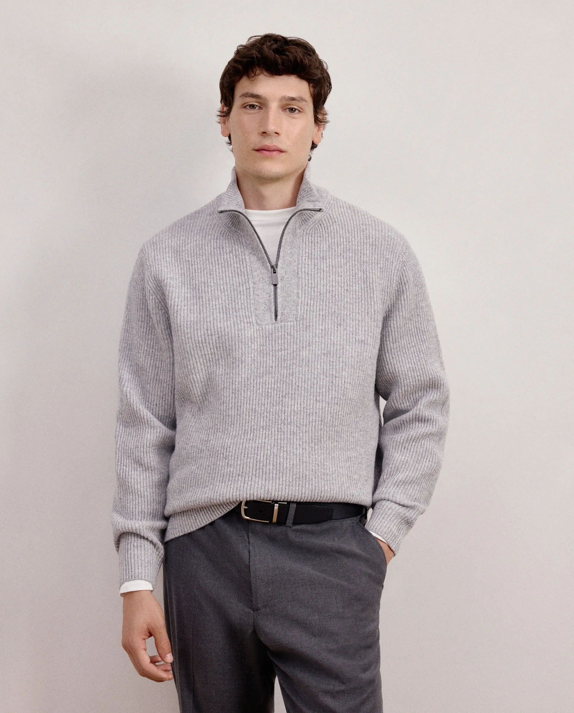 Мужская джерси с молнией Dustin, светло-серый
Мужская джерси с молнией Dustin, светло-серый