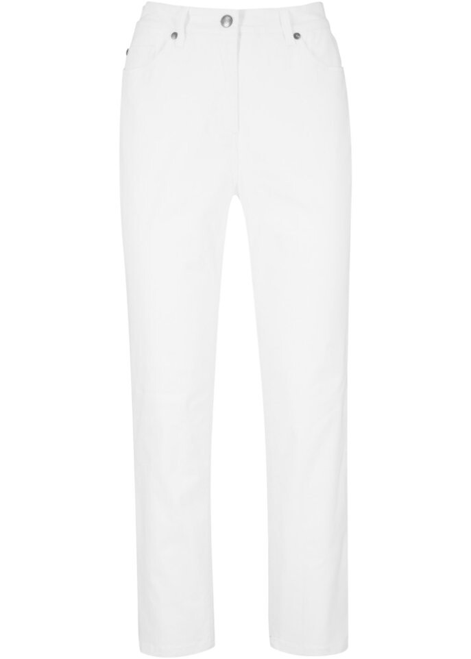 Брюки с завышенной талией 7/8 Bpc Bonprix Collection, белый
Брюки с завышенной талией 7/8 Bpc Bonprix Collection, белый