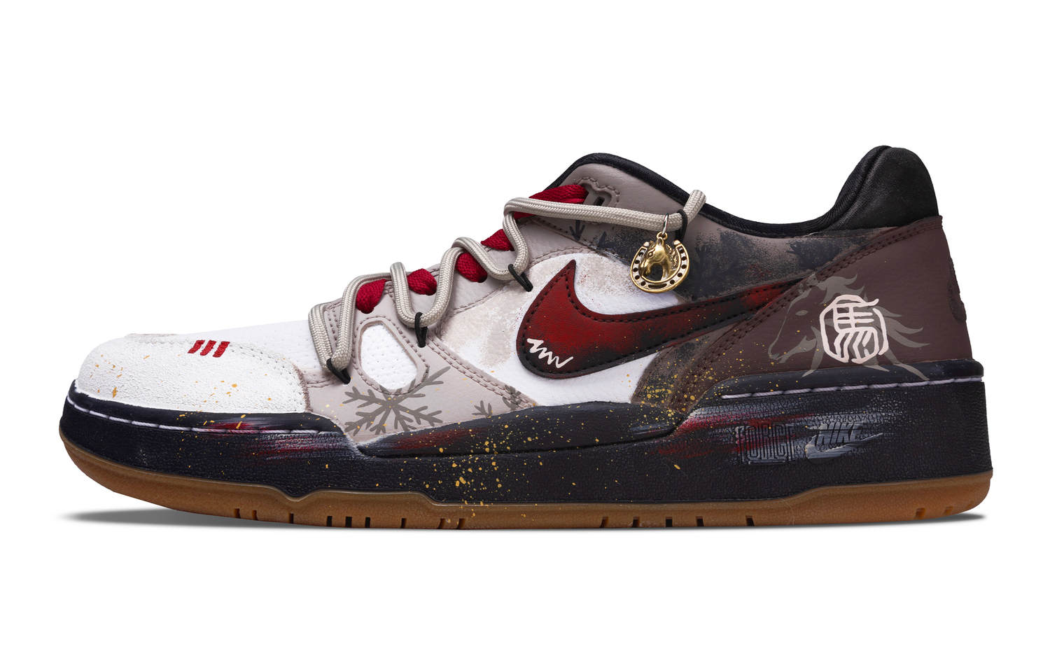 Nike Мужские низкие скейтборд-кепы Full Force Ink Flame, коричневый, с противоскользящей, износостойкой и дышащей подошвой
Nike Мужские низкие скейтборд-кепы Full Force Ink Flame, коричневый, с противоскользящей, износостойкой и дышащей подошвой