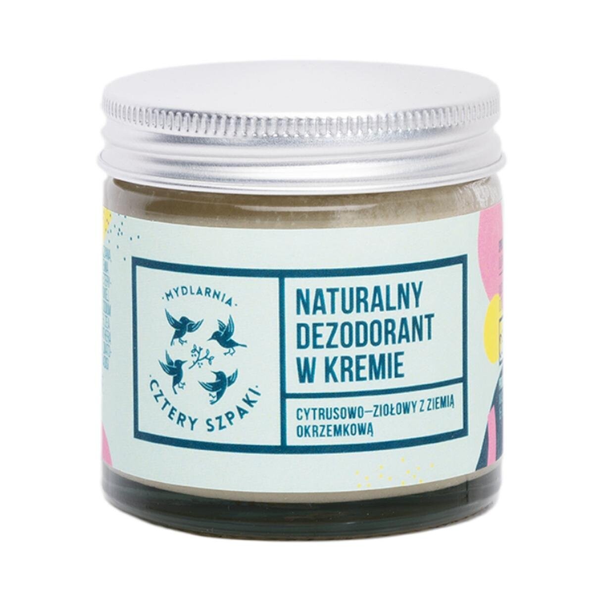 Четыре Шпаки, натуральный цитрусово-травяной крем-дезодорант, 60 мл Cztery Szpaki
Четыре Шпаки, натуральный цитрусово-травяной крем-дезодорант, 60 мл Cztery Szpaki