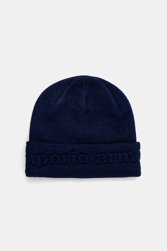 Шерстяная шапка Emporio Armani, темно-синий
Шерстяная шапка Emporio Armani, темно-синий