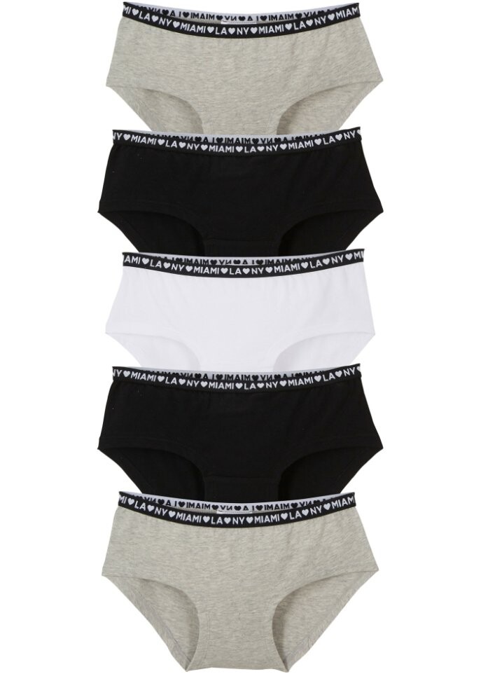 Трусики для девочек (5 шт) Bpc Bonprix Collection, черный
Трусики для девочек (5 шт) Bpc Bonprix Collection, черный