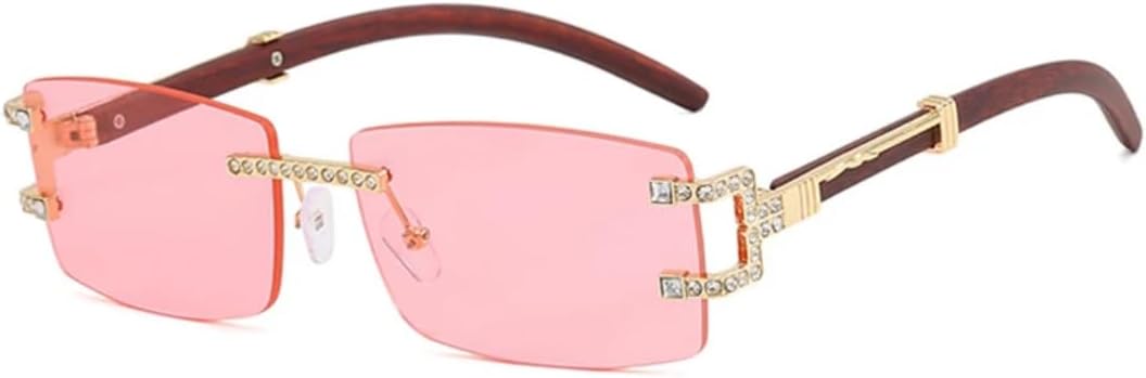 Солнцезащитные очки без оправы с бриллиантами для женщин и мужчин, роскошные прямоугольные очки со стразами, стильные, популярные, с защитой от УФ-излучения UV400 UATXTAU, Gold-pink
Солнцезащитные очки без оправы с бриллиантами для женщин и мужчин, роскошные прямоугольные очки со стразами, стильные, популярные, с защитой от УФ-излучения UV400 UATXTAU, Gold-pink