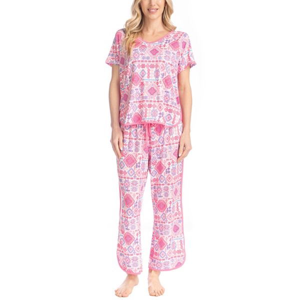 Женский комплект пижамы «Веселье на солнце»: топ и пижамные штаны Muk Luks, цвет pink ikat
Женский комплект пижамы «Веселье на солнце»: топ и пижамные штаны Muk Luks, цвет pink ikat