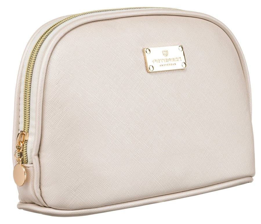 Элегантная женская косметичка на молнии PETERSON кремового цвета классическая вместительная и функциональная дорожная косметичка для подарка
Элегантная женская косметичка на молнии PETERSON кремового цвета классическая вместительная и функциональная дорожная косметичка для подарка