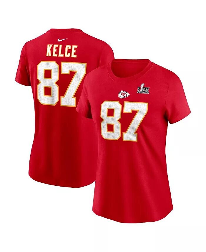 Женская футболка Travis Kelce Red Kansas City Chiefs Super Bowl LIX с именем и номером Nike
Женская футболка Travis Kelce Red Kansas City Chiefs Super Bowl LIX с именем и номером Nike
