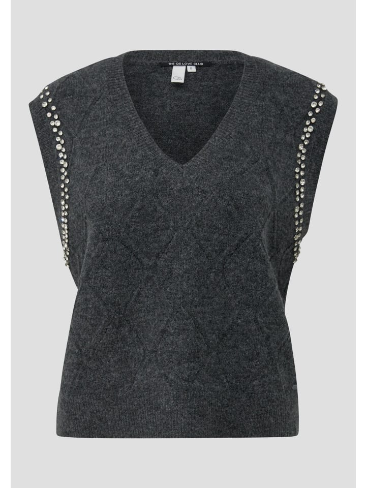 Вязаный свитер в цвете 99W0_антрацит QS
Вязаный свитер в цвете 99W0_антрацит QS