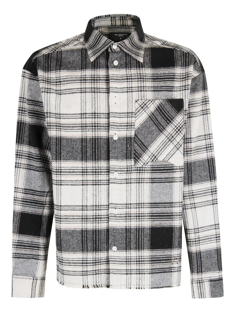 Фланелевая рубашка в клетку Reternity, черный
Фланелевая рубашка в клетку Reternity, черный