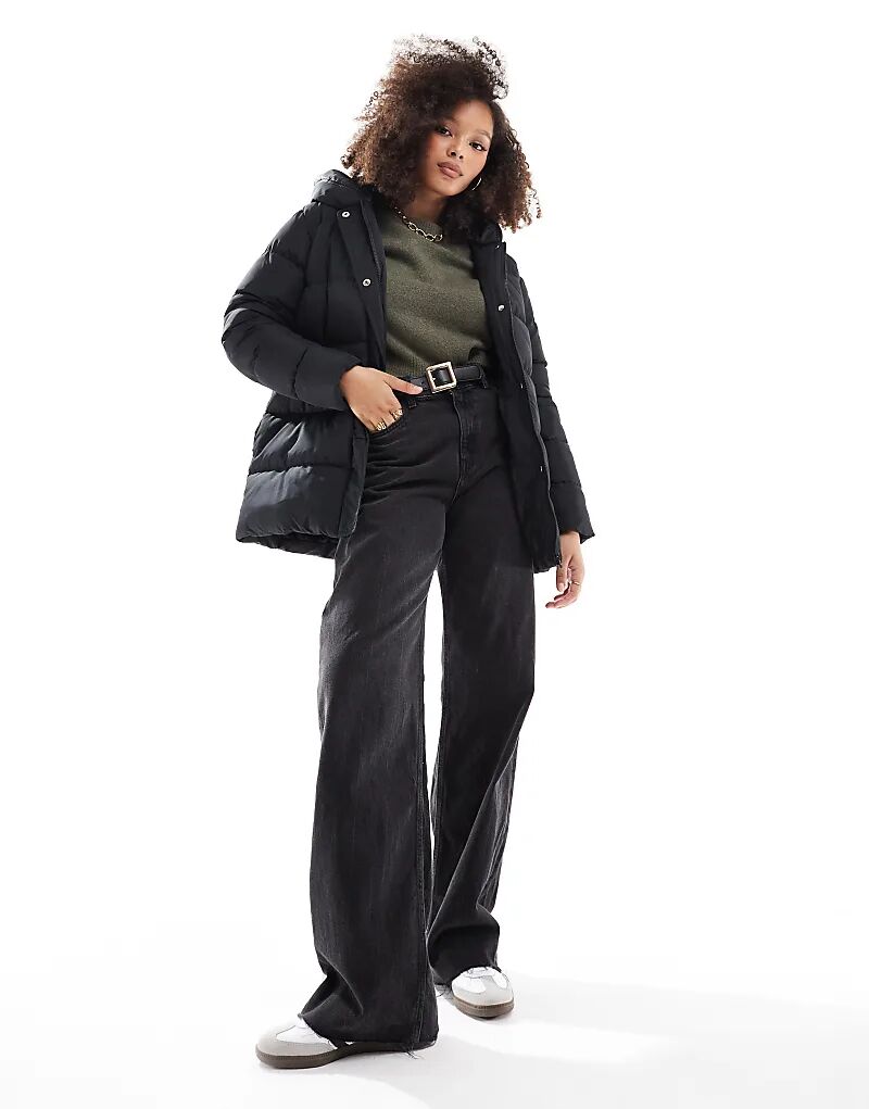 Куртка-пуховик средней длины черного цвета Threadbare, Черный, Куртка-пуховик средней длины черного цвета Threadbare
Куртка-пуховик средней длины черного цвета Threadbare, Черный, Куртка-пуховик средней длины черного цвета Threadbare