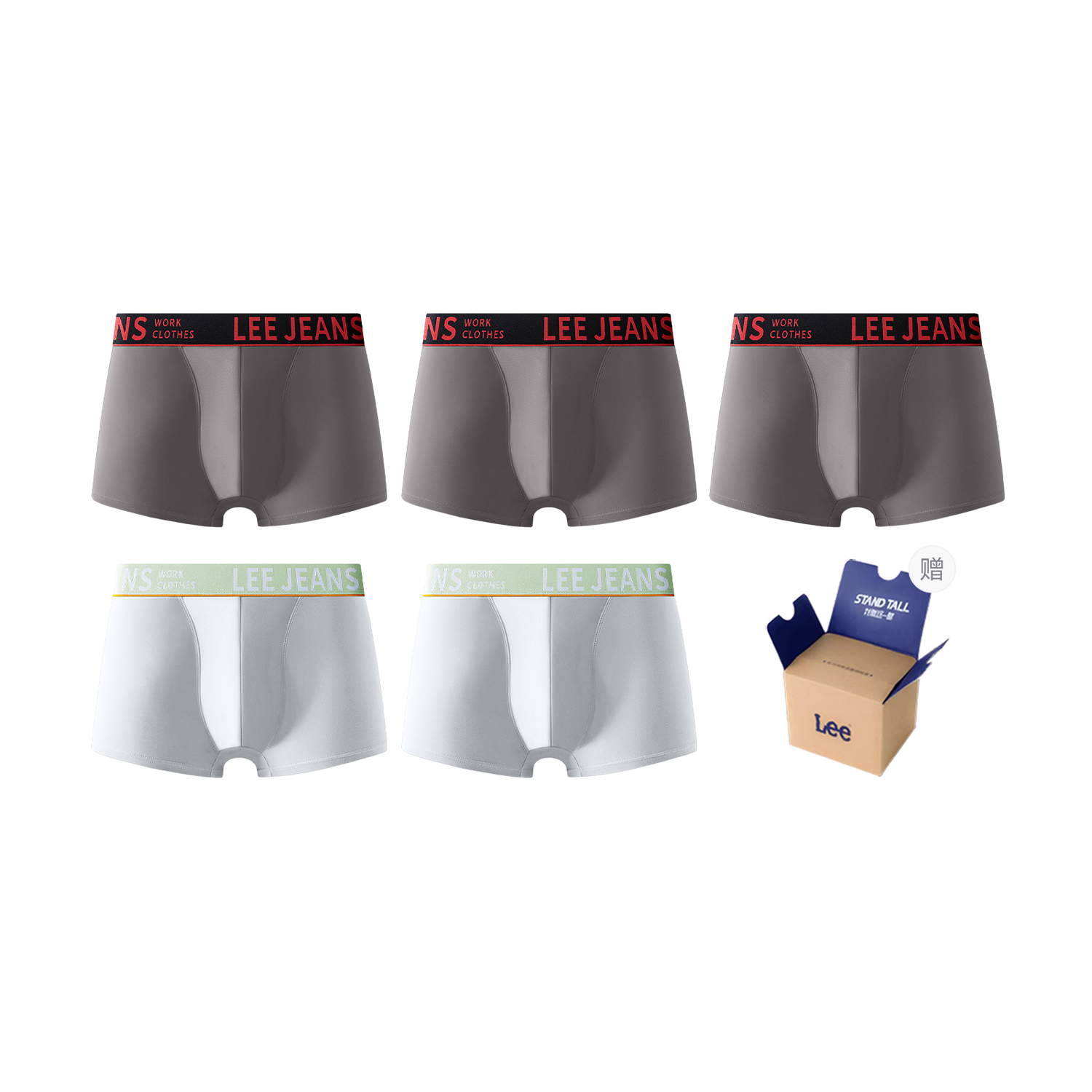 Lee Подарочный набор мужского белья Xline, 5 пар
Lee Подарочный набор мужского белья Xline, 5 пар