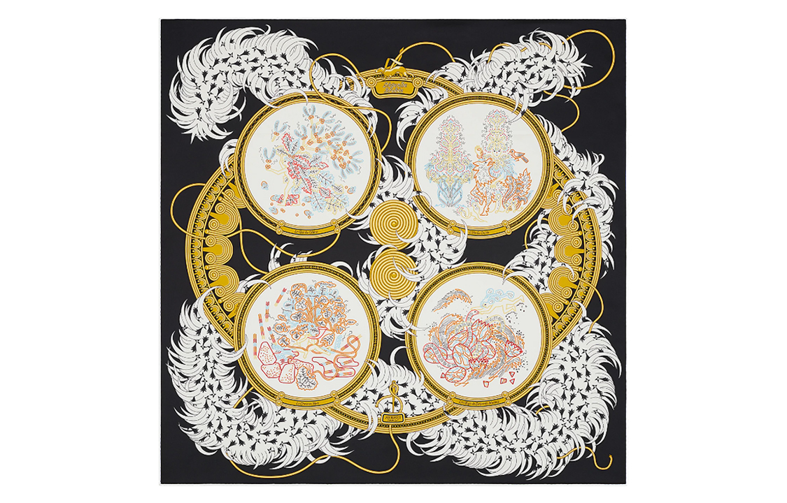 Шёлковый платок женский чёрный HERMES
Шёлковый платок женский чёрный HERMES