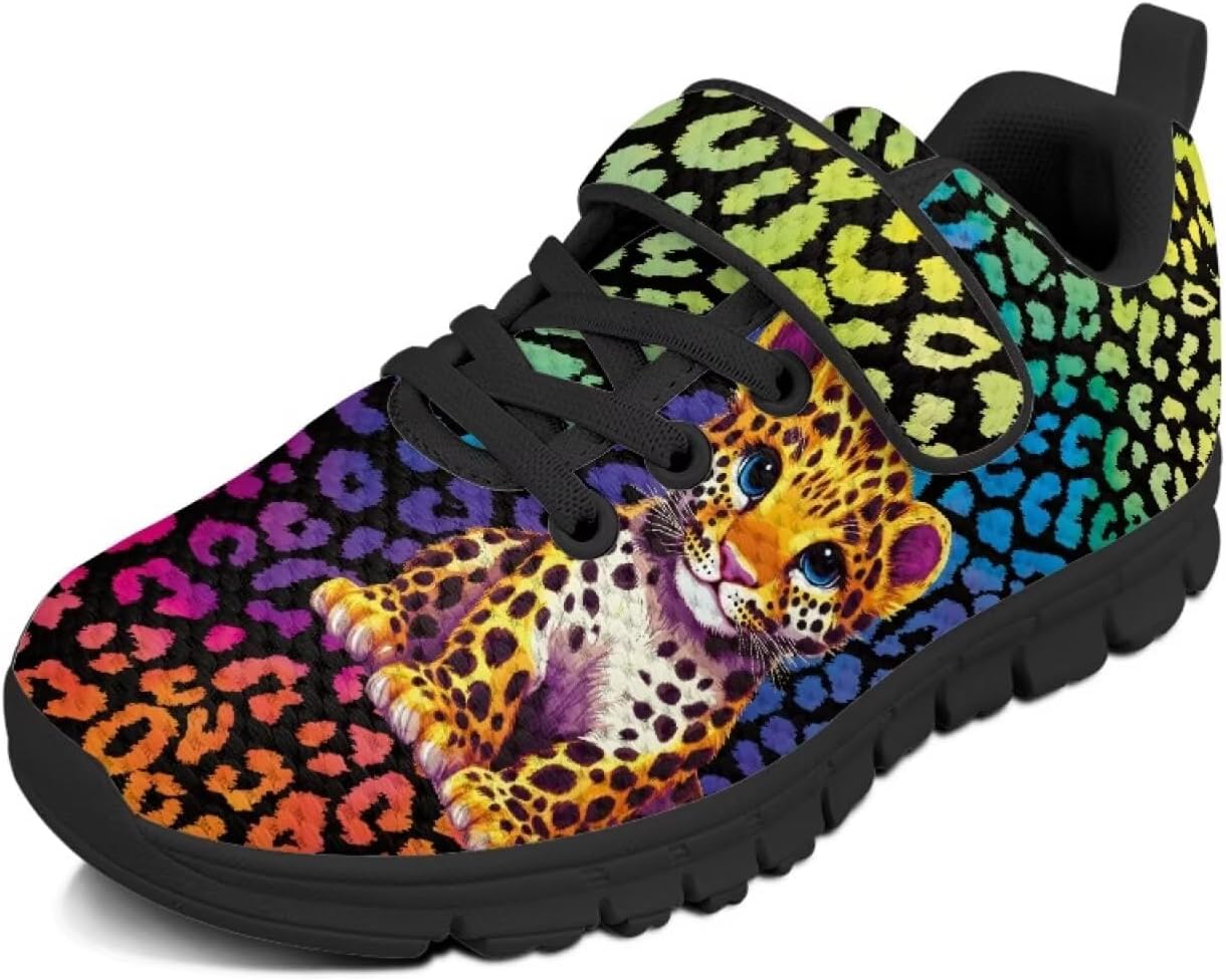 Детские кроссовки Highland Cattle and Cactus для девочек, сетчатые, с одним ремешком, противоскользящие, для школы, спорта, бега Pointodoor, Wild Leopard Rainbow
Детские кроссовки Highland Cattle and Cactus для девочек, сетчатые, с одним ремешком, противоскользящие, для школы, спорта, бега Pointodoor, Wild Leopard Rainbow