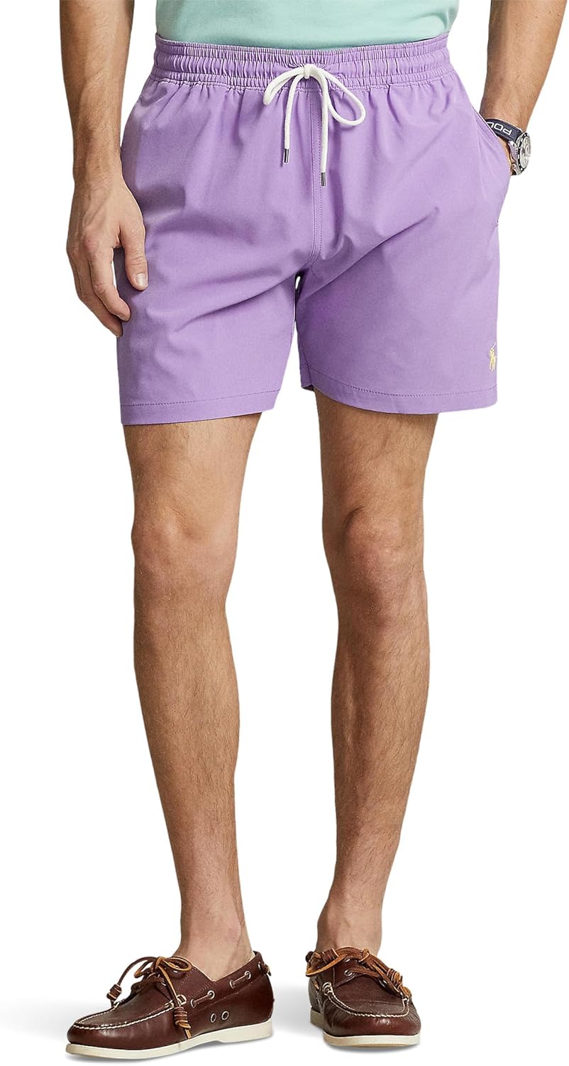 Мужские однотонные шорты для плавания POLO RALPH LAUREN Traveler, Purple Martin
Мужские однотонные шорты для плавания POLO RALPH LAUREN Traveler, Purple Martin