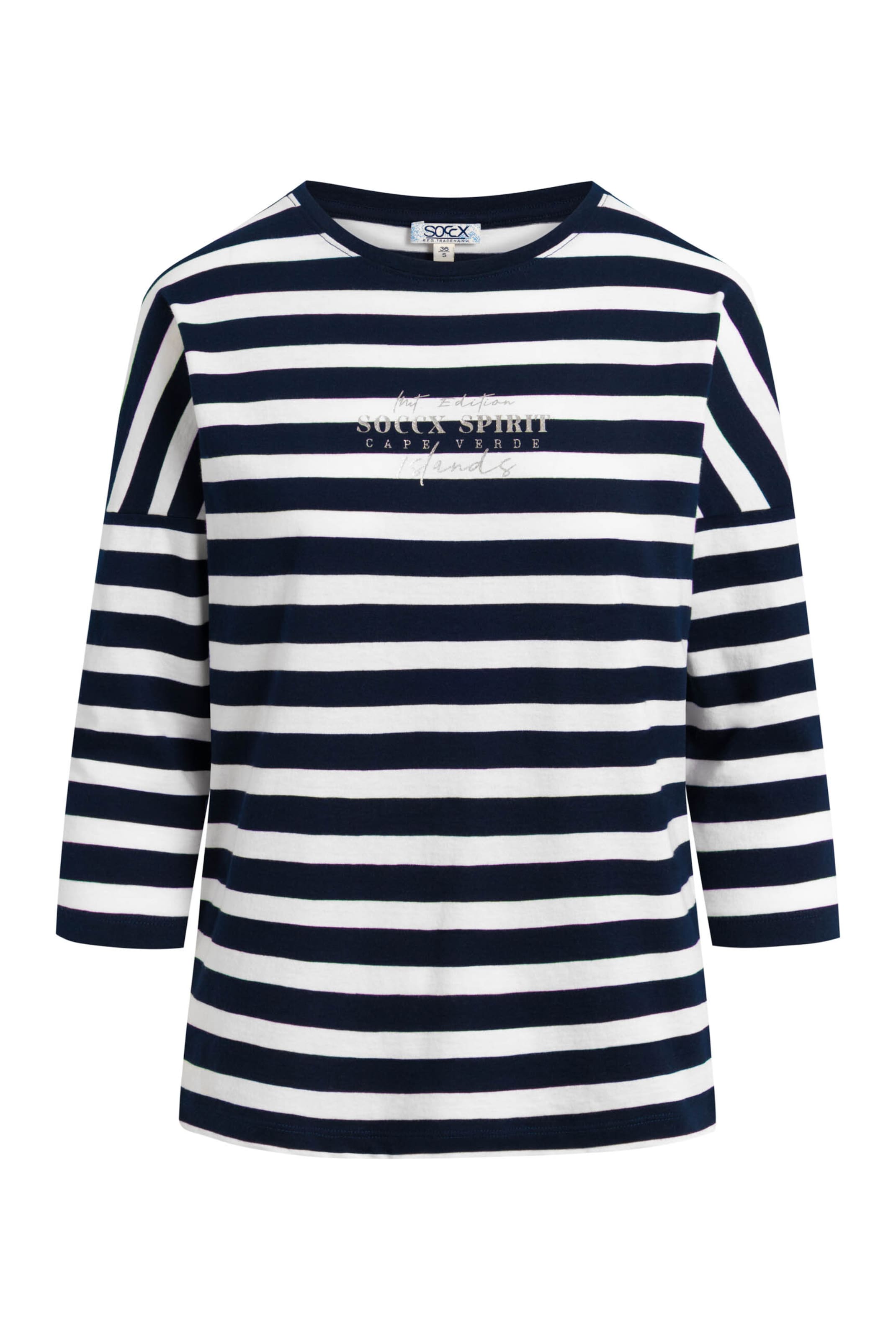 Soccx Лонгслив в цвете морской волны, белая
Soccx Лонгслив в цвете морской волны, белая