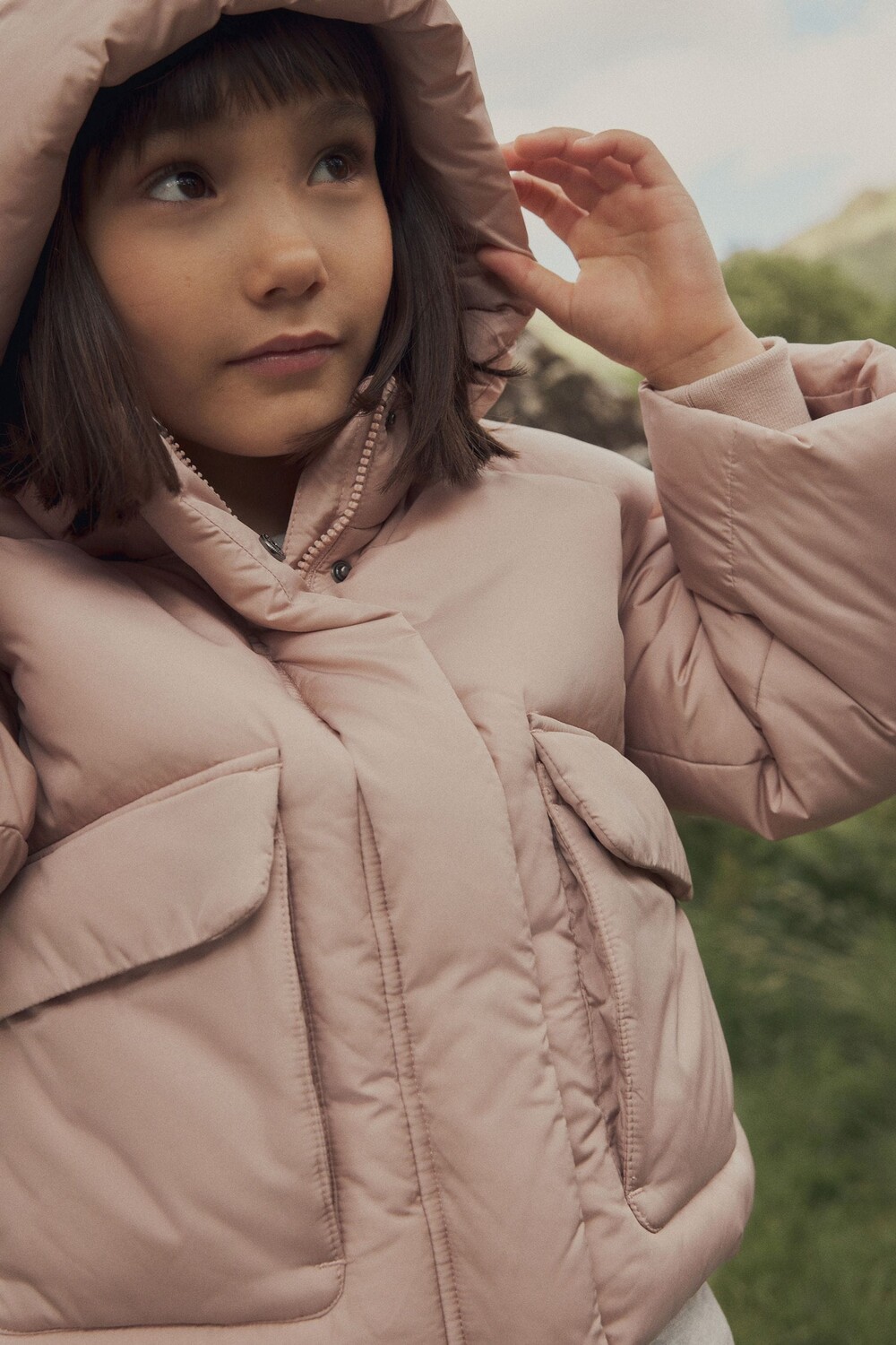 Укороченное пальто с защитой от дождя (2 16 лет) Next, розовый