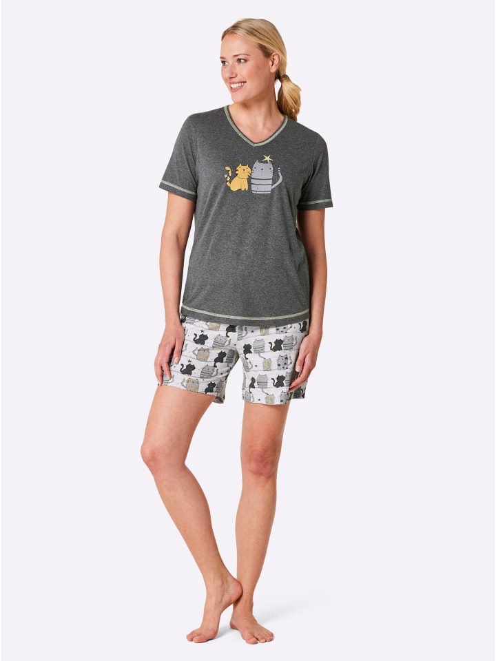 WITT WEIDEN Короткие шорты с принтом антрацитово-серого цвета
WITT WEIDEN Короткие шорты с принтом антрацитово-серого цвета