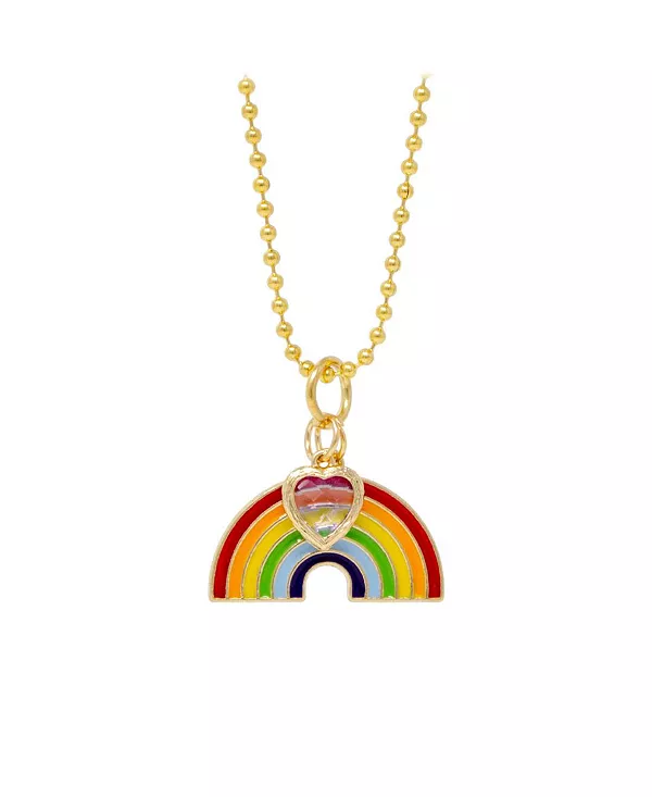 Блестящее радужное золотое ожерелье для девочек Zomi Gems, gold
Блестящее радужное золотое ожерелье для девочек Zomi Gems, gold